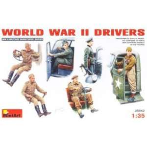  Miniart   1/35 WWII Drivers (6 figures) (Plastic Figure 
