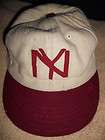 Vintage NEW YORK Baseball Hat Cap Maroon Negro Leagues Yankees Dodgers 