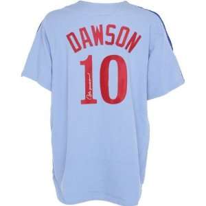 Andre Dawson Autographed Jersey  Details: Montreal Expos, Majestic 