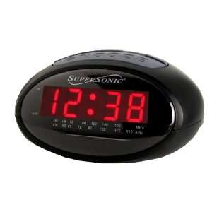  SC370   AM/FM CLOCK RADIO BLACK Electronics