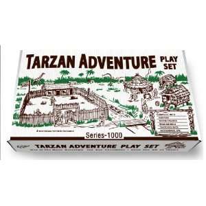    Marx Tarzan Adventure Play Set Box   Large size: Toys & Games