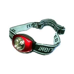  Miracle Beam 6633 3 LED Red Headlamp with Adjustable 