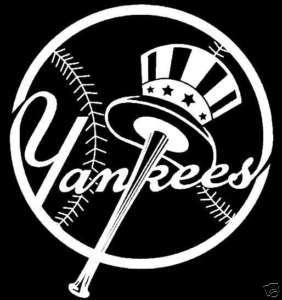 New York Yankees decal sticker baseball NY logo CLASSIC  