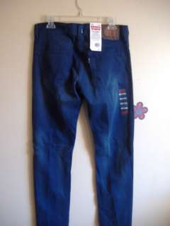 New Levis 511 Blue Skinny Jeans Size 31x32 $69  