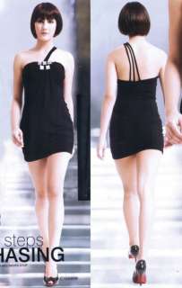 Elegant Evening Party Black Gown Long Dress S M 13380  