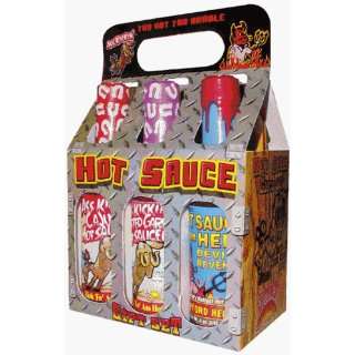 Hot Sauce 6 Pack Gift Set:  Grocery & Gourmet Food