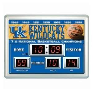  Kentucky Wildcats Clock   14x19 Scoreboard