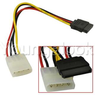 IDE to Serial ATA SATA Hard Drive Power Cable Converter  