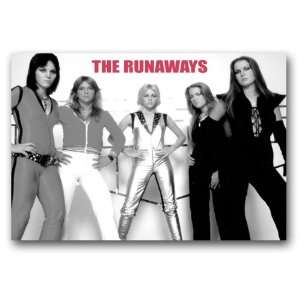   Runaways Poster   Promo Flyer Joan Jett Cherie Currie