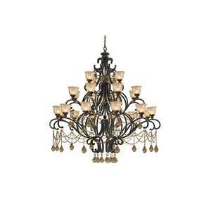  Crystorama Lighting 7518 BU GT Fashion Forward 24 Light 