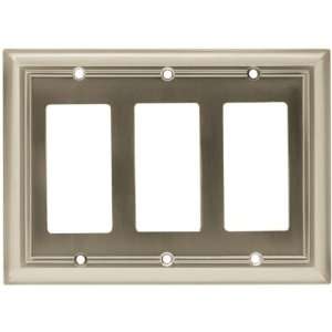   WP Collection 6.77 Inch Switch Plate   Satin Nickel: Home Improvement