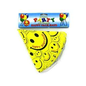  Happy Face birthday hats (set of 6)   Case of 24