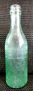 antique early GREEN COCA COLA BOTTLE thick BALTIMORE MD blob top 