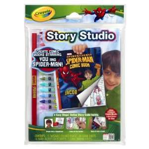  Crayola Story Studio Comic Maker Spiderman Toys & Games