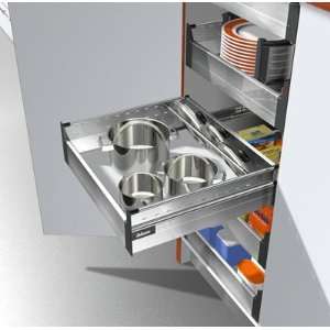 Blum Tandembox Interior Roll Out Slides B Height Narrow Wall Boxside 