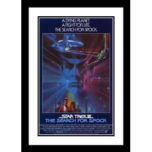 : Star Trek 3: Search for Spock 20x26 Framed and Double Matted Movie 