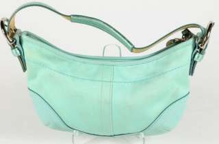   Turquoise Canvas Hobo Soho Shoulder Bag Handbag Purse 1877  