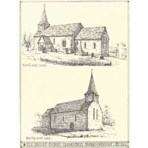   All Saints Church Coddington Herefordshire 1864