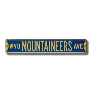  WVU MOUNTAINEERS AVE Street Sign