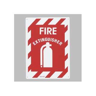  AVT83616 Fire Extinguisher Sign, Red/White: Office 