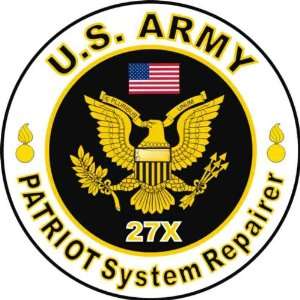   MOS 27X PATRIOT System Repairer Decal Sticker 3.8 