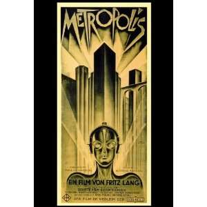  Metropolis Poster B 27x40 Brigitte Helm Alfred Abel Gustav 