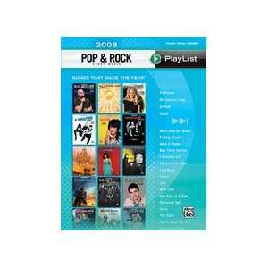  2008 Pop & Rock Sheet Music Playlist   P/V/G Songbook 