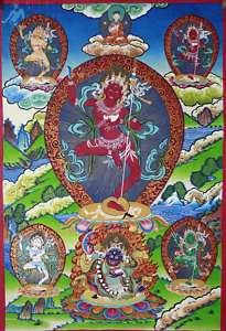 60.129 5 Forms Of Vajra Yogini Thangka Painting Arts  