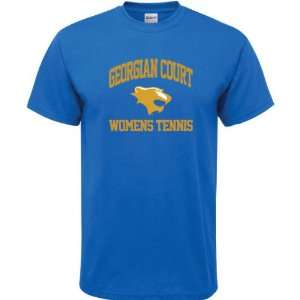  Court Lions Royal Blue Womens Tennis Arch T Shirt: Sports & Outdoors