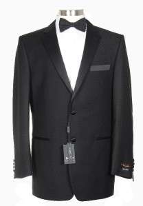 300 Renoir 42R Mens Black 2 Button 2 Vent Tuxedo Tux Suit  