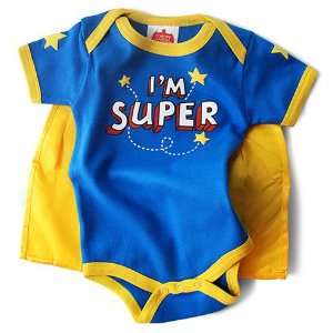  Wry Baby Super Snapsuit   Im Super   6 12m Toys & Games