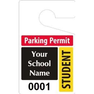  Plastic ToughTags for Student Parking Permits ToughTag, 3 