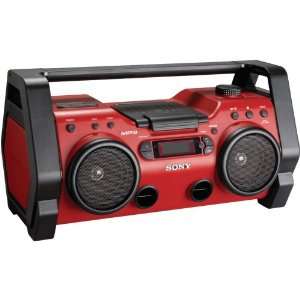  SONY ZSH10CP HEAVY DUTY CD RADIO BOOM BOX: MP3 Players 