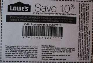 MOST OF THE HOME DEPOT STORES WILL ACCEPT THIS COUPON AS WELL