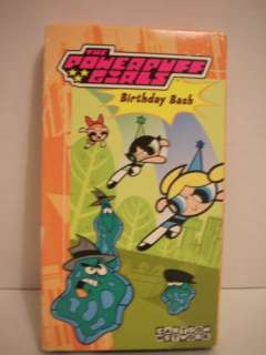 The POWERPUFF Girls Birthday Bash Childrens VHS Tape 014764165837 