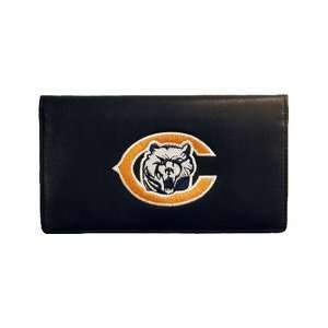  Chicago Bears Black Leather Checkbook Cover *SALE*: Sports 
