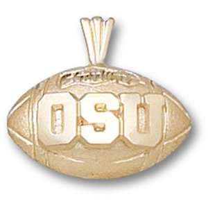   Ohio State University OSU Football Pendant (14kt): Sports & Outdoors