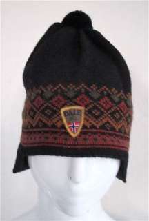 UNISEX black DALE OF NORWAY OLYMPIC 2002 ski sweater vest and hat SET 