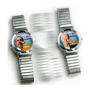  Obama/Biden Flipwatch souvenier wristwatch hand watch time 
