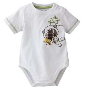  Embroidered Applique Bodysuit   Monkey 6 9 Months Baby