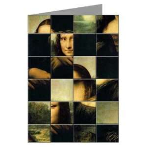 MONA LISA Fine art Greeting Cards Pk of 10 by CafePress