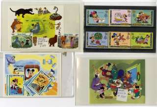 World Stamps Disney Mint NH Stock 875 Sets And S/S  