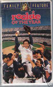 Rookie of the Year  20th Century Fox   VHS  