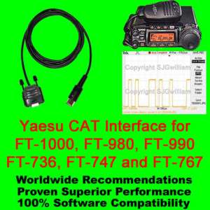 Yaesu CAT Interface CT 62 FT 1000 FT 980 FT 990 + More  