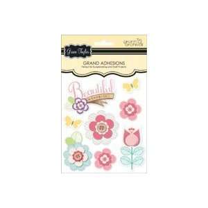  Grant Studios Grace Taylor Layered Stickers flower Power 3 