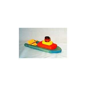  Wooden Toy   Paddle Boat