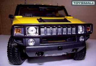 LARGE YELLOW RARE HUMMER H2 SHOWROOM 4X4 SPORT TRUCK HUMVEE DISPLAY 