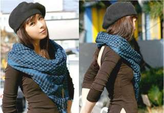 Unisex Checkered Arab Shemagh Grid Neck Scarf Wrap Free Shipping 