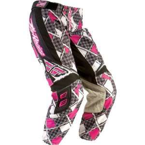   Kinetic Race Womens MX Motorcycle Pants   Pink / Size 3/4: Automotive