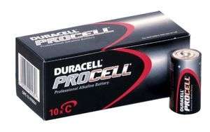 CASE 36 NEW DURACELL PROCELL SIZE C Alkaline Batteries EXP 2017  